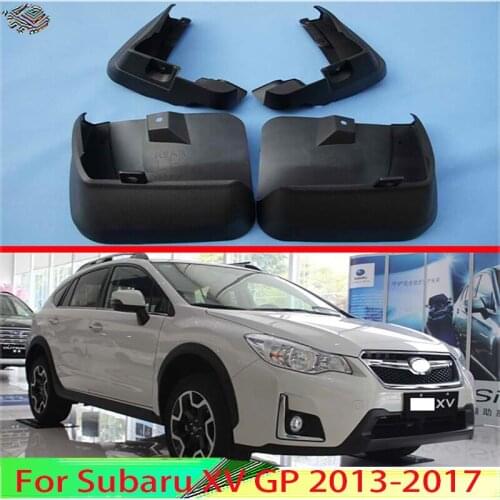 For Subaru XV 2013-2017 4PCS Mud Flaps Splash Guards Fender Mudguard Kit Mud Flap Splash Guards Mudguard Car styling
