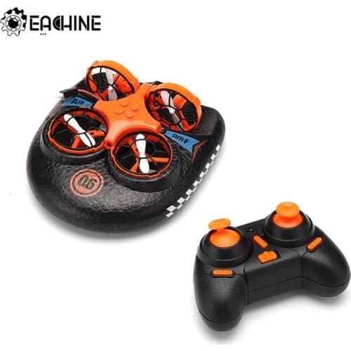 Eachine E016F 3-in-1 EPP Flying Air Boat Land Driving Mode Detachable RC Drone Quadcopter For kid Gift