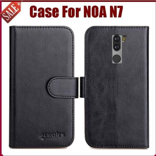 Hot Sale! NOA N7 Case New Arrival 6 Colors High Quality Flip Leather Protective Phone Cover For NOA N7 Case