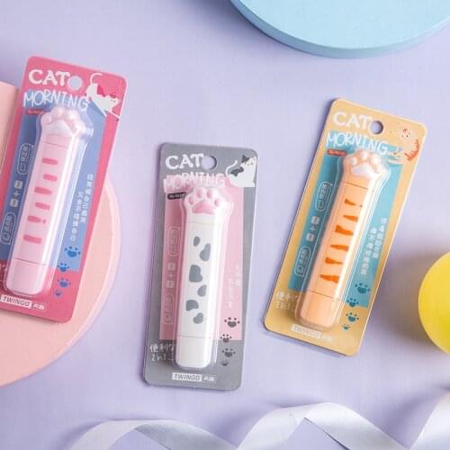 Cat Claw Morning Double Head White Out Corrector Correction Tape Stationery Student Prize School Office Supply