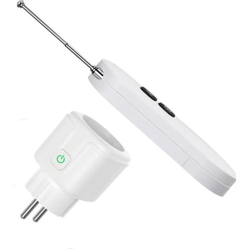 RF Remote control Socket AC110V 220v European Standard plugs with Transmitter Distance 1000m EU Standard 433mhz power