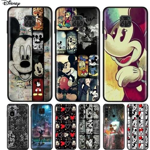 Silicone Cover Disney Mickey Mouse For Xiaomi Redmi Note 10 10S 9 9C 9S Pro Max 9T 8T 8 7 6 5 Pro 5A 4X 4 Phone Case