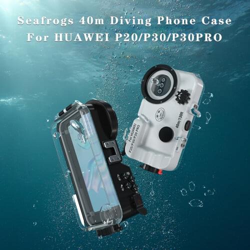 Bluetooth Control Waterproof Housing Diving Case For Huawei P20 P30 Pro P30Pro Cover Surfing Swimming Underwater Protective Bag