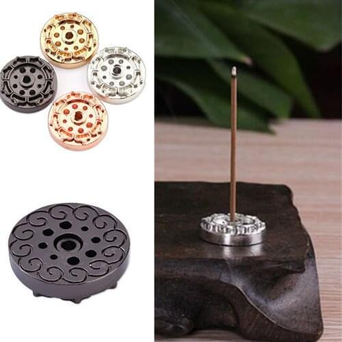 High Quality 9 Holes 2cm Mini Lotus Incense Burner Holder Plate for Incense Sticks Cones Small Censer Stand Plate Home Decor