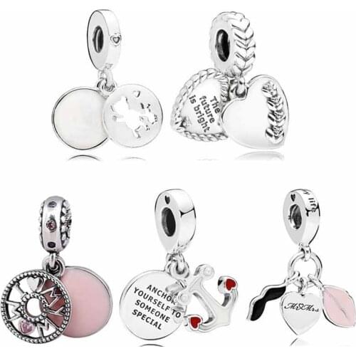 Anchor Yourself To Someone Special Fisherman With Sailboat Pendant Bead Fit Europe Bracelet 925 Sterling Silver Charm Jewelry