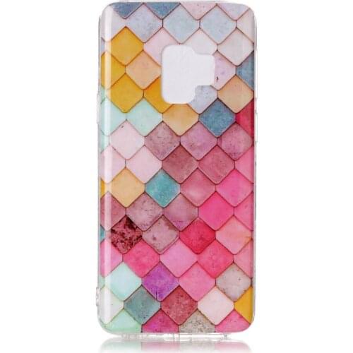 1pcs/lot Marble pattern Soft TPU Case Cover For Samsung Galaxy S9 Plus / S9
