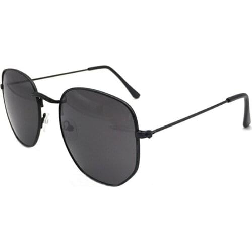 2020 Steampunk Sunglasses Men Women Polygon Sun Glasses for Man Clear Brown Black Shades Retro Punk Hip Hop