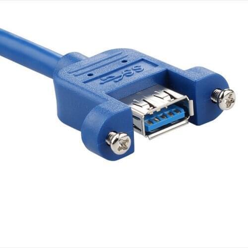 50 pcs wholesale bundle package usb extension cord male to master ear DIY high standard with nut usb 3.0 data line