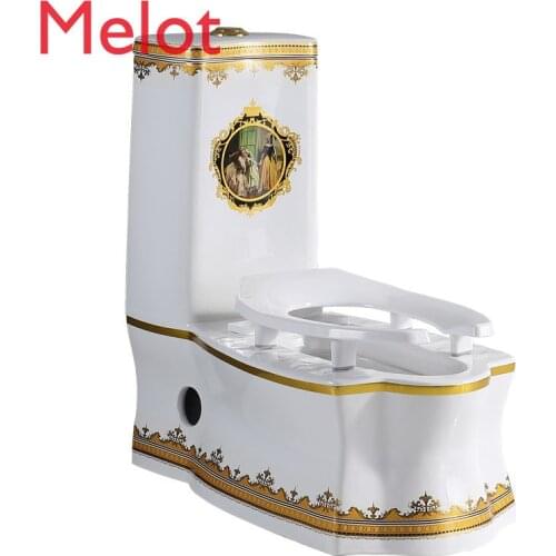Colorful Squatting and Sitting Dual-Purpose Toilet Siphon Super-Swimming Dual-Purpose Toilet