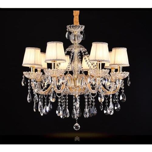Crystal Chandelier Light Golden/Silver Crystal Chandelier Luxury Crystal Light Chandelier Fashion Crystal Large Light Chandelier