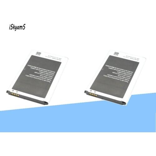 ISkyamS 2x 3100mAh EB-BN750BBE Replacement Battery for Samsung Galaxy Note 3 mini Note3 Neo N750 N7505 N7502