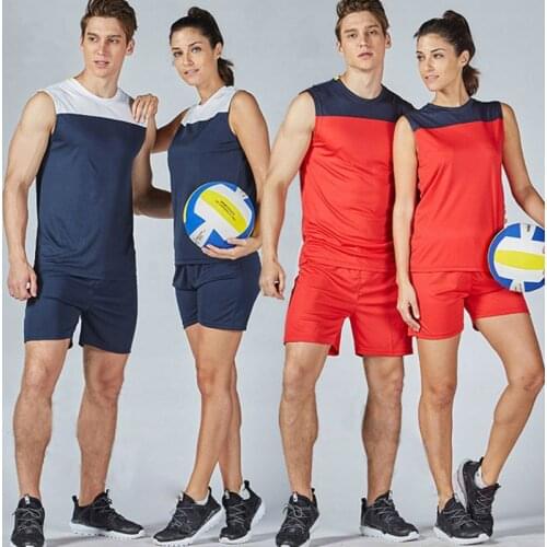 Customize Men Women Volleyball Sets Sports Clothing Soccer Football Volleyball Jerseys Shorts Uniforms Training Suit Running Set