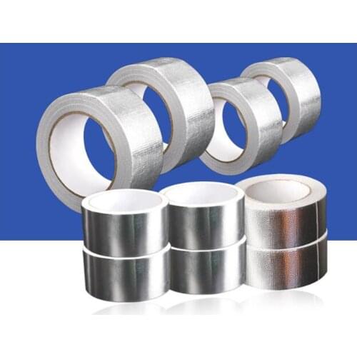 Aluminum Foil Tape High Temperature Resistant Flame retardant waterproof tape thickening self adhesive duct reinforcement