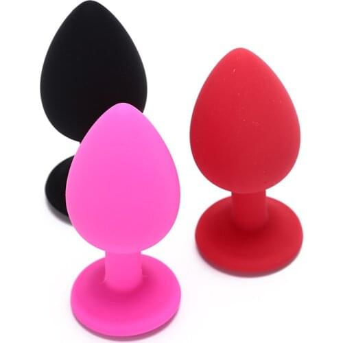 7/8/9CM Prostate Massager Bullet Vibrador Butt Plug For Men GaySilicone Anal Plug Jewelry Dildo Vibrator Sex Toys for Woman