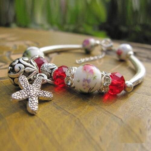 Sweet summer style bracelets & bangles for fashion women&men DIY Trinkets Womens Ceramic Bracelets Lovers Jewelry gift