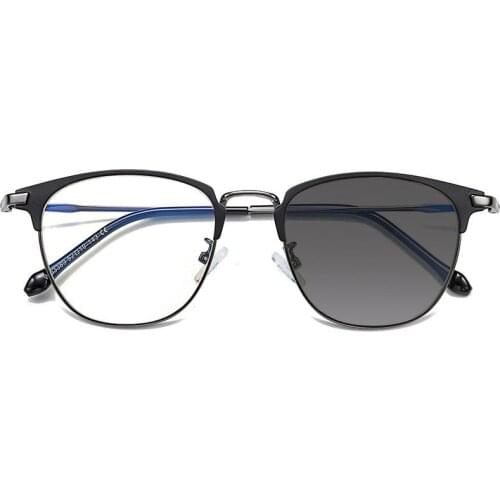New designer brand ladies and mens finished myopia glasses alloy photochromic sunglasses diopter -1.0-1.25 -1.5 -2.0-3.5