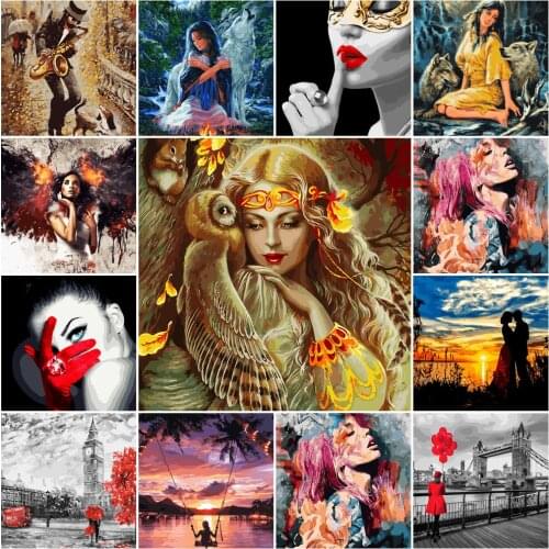 Paint girl Pictures Of Girls By Numbers