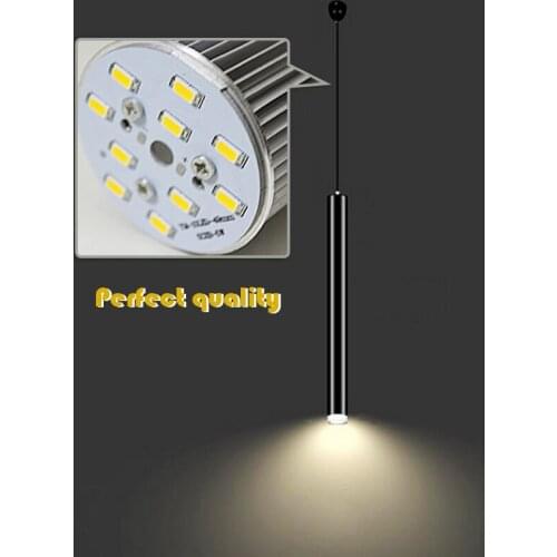 Pendant light LED lights Single Lamp Long Bar Design Saving Energy Luxury Golden Aviation Aluminum H30 50 60CM Dining room Bar