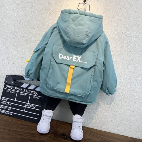 Childrens Baby Windbreaker Jacket for Boy Spring Waterproof Coat Trench Autumn Kid Boys Coat Girls Cotton Jackets