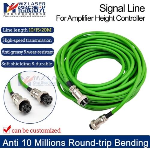 Green BCS100 Cypcut system fiber laser cutting machine Quad Cable optical fiber amplifier EDFA height controller transducer