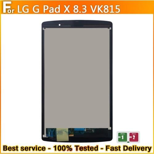 AAA100% For LG G Pad X 8.3 VK815 VK810 LCD display LD083WU1 Touch Screen Digitizer with frame