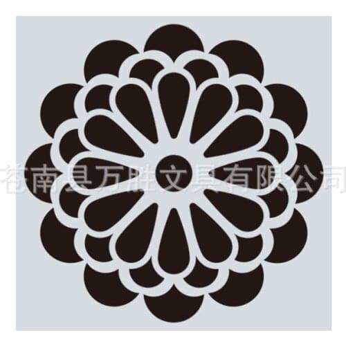 15*15 DIY Craft Layering Mandala Stencils For Wall Painting Scrapbooking Album Decorative Paper Cards spray painting tools