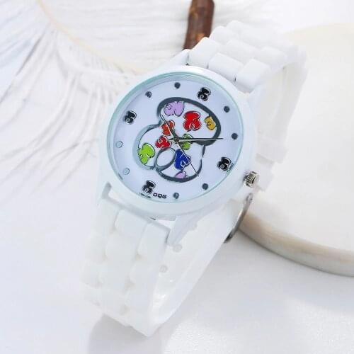 2020 Luxury Brand Bear Silicone Quartz Watch Reloj Mujer Women Watches Jelly Casual Women Wrist Watch Clock Relogio Feminino