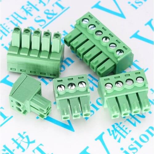 2EDGK-3.81 2/3/4/5/6/7/8/9/10/11/12Pin Straight Terminal Plug Type 300V 8A 15EDG 3.81mm Pcb Screw Terminal Block