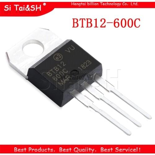 5pcs BTB12-600C TO220 BTB12-600 BTB12 12-600C Triacs 12 Amp 600 Volt TO-220 new original