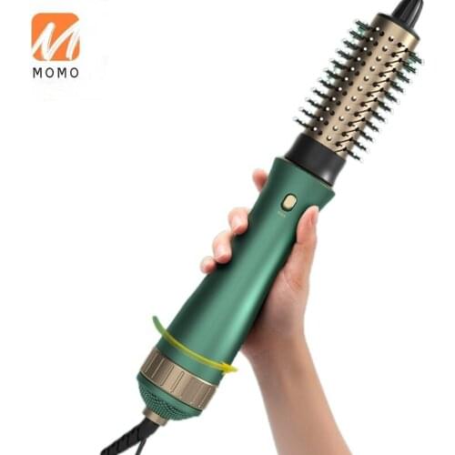Anion Blowing Combs Heating and Cooling Air Styling Hair Dryer Blowing and Combing Integrated Straight Curly Hair Hair Dryer