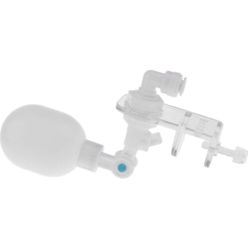 Mini Automatic Aquarium Water Float Ball Valve For Mini Water Tower White
