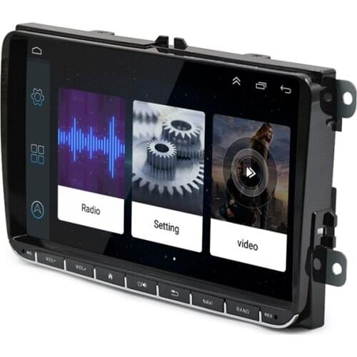 9 inch Android 9.0 Car Radio Stereo Touch Screen Car Multimedia Player 2 din Radio GPS Stereo Wifi for VW Passat Golf MK5 2+16G