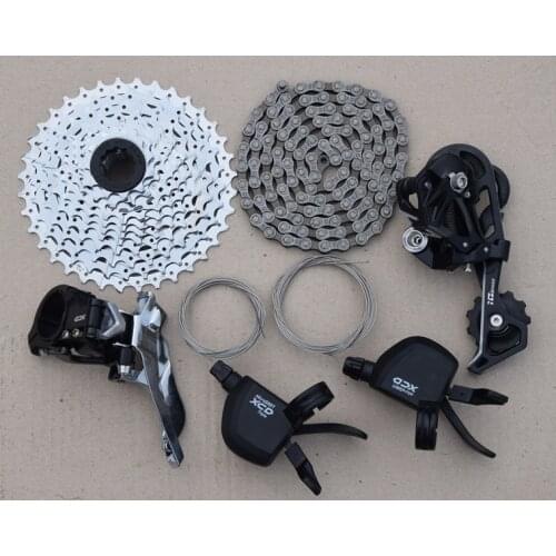 Free shipping original Microshift xcd XT M610 kit mountain bike derailleur 10speed 30speed transmission MTB derailleur variator