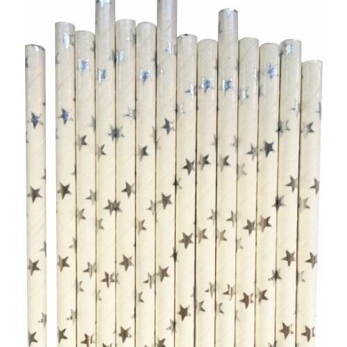 Free DHL/FEDEX/UPS 1000pcs Paper Straws, Foil Silver Paper Straws, Drinking Paper Straws Foil Straws Party Deco