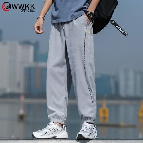 WWKK 2021 New Mens Cargo Pants Casual Oversize Woman Trousers Korean Streetwear Hip Hop Male Fashion College Clothing