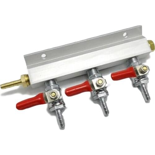 Craft brewing 2 heads, 3 heads, 4 heads, 5 heads, 6 heads CO2 gas splitter KL02554 KegLand