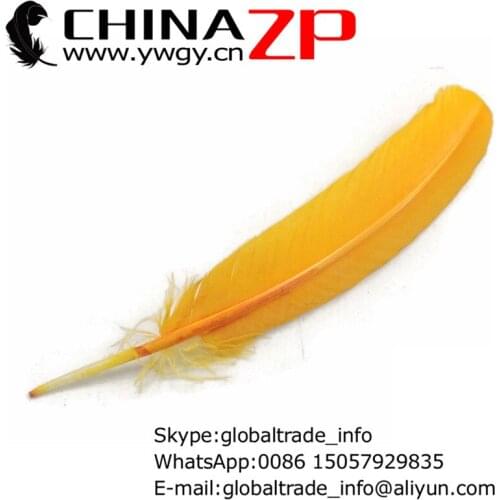 CHINAZP Factory Cheap Wholesale 500pcs/lot Colorful Dyed Golden Turkey Rounds Imitation Eagle Feathers
