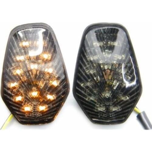 Motorcycle Flush Mount LED Turn Signal Indicator Lights For Suzuki GSX-R 600 2001-2005 GSX-R 750 2000-2005 GSX-R 1000 2001-2004