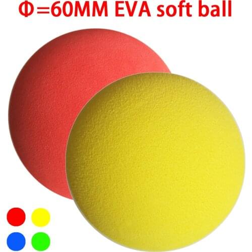 60mm Big Golf Balls EVA Ball Diameter Red Yellow cat dog puppy pets chew practice soft toys new tennis balls 2pcs/pack 9g/pcs