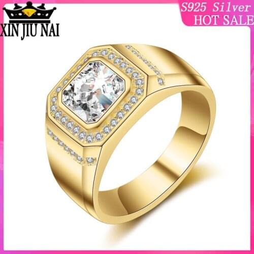 Mens Diamond Ring Diamond Bag Set Arm Set Mens Diamond Ring Tide Mens Wide Edition Large Ring