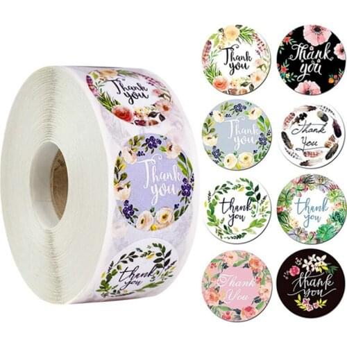 Circle Shape thank you Scratch Off Stickers Secret Code Cover Labels Sticker For Home Game Wedding Message Card Adhesive Paper