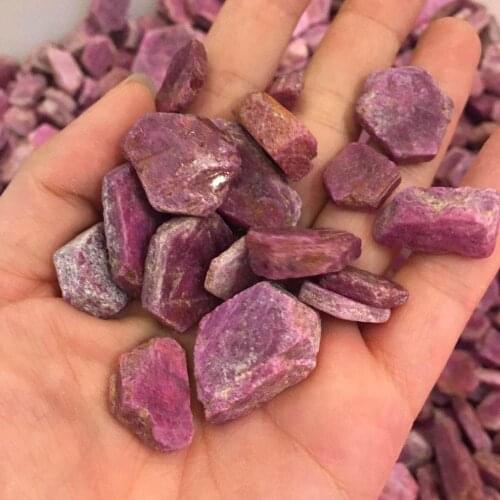 Natural Raw Red Corundum Crystal Rough Specimen Madagascar energy mineral stones and crystals for jewelry making