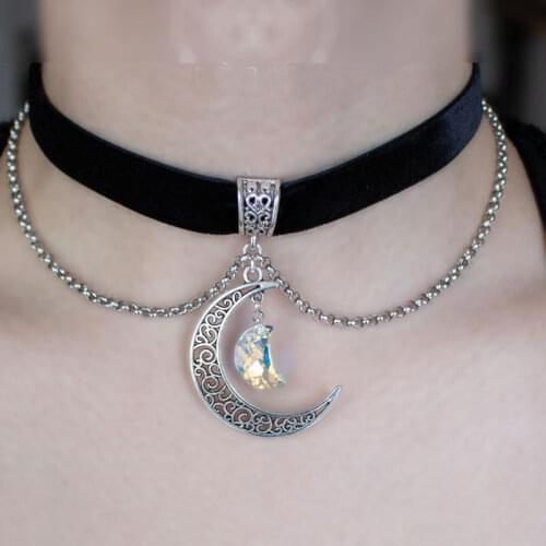 Space charm choker - grunge choker - planet choker - pastel goth - kawaii - pastel grunge