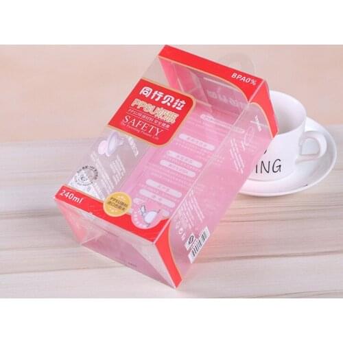 Custom PP/PET/PVC Clear Packaging Box,Heat Resistant Matte Lamination Plastic box for body wash ---PX20057