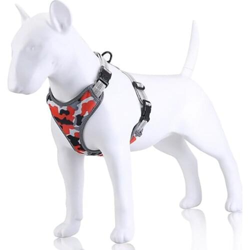 Adjustable Dog Harness Vest Reflective Small Dog Harness For Walking Training Pet Product French Bulldog Chihuahua Pug Supplies