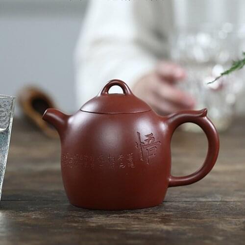 Handmade famous yixing teapot kung fu 330 ml pot mud dahongpao