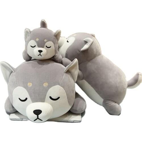 35/50/65/75cm Cute Husky Plush Toy Chai Dog Doll Pillow Bed Sleeping Baby Birthday or Christmas Gift