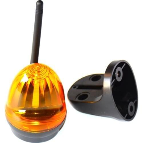 Universal 12V 220V outdoor LED Signal Alarm Light Strobe Flashing Emergency Warning Lamp wall mount for Automatic Gate Opener