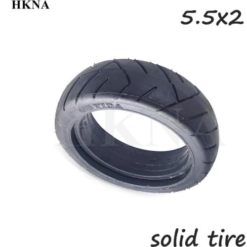 High Quality 5.5x2 Solid Tires 5.5*2 Explosion Proof Tyre for Jackhot Carbon Fiber Scooter Fastwheel F0 Electric Scooter