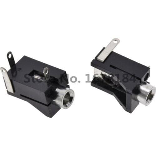 10PCS PJ302 PJ-302 3.5MM Female Audio Connector 3 Pin DIP Headphone Jack Socket